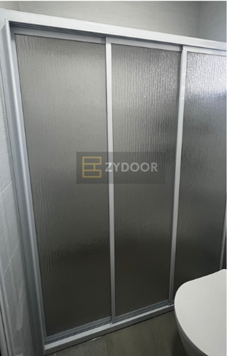 Wall to Wall Shower - White Frame, Acrylic Panels
$508